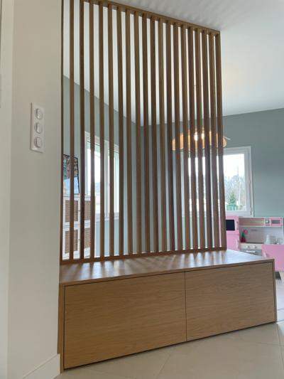 Côté Pile : un banc dans l